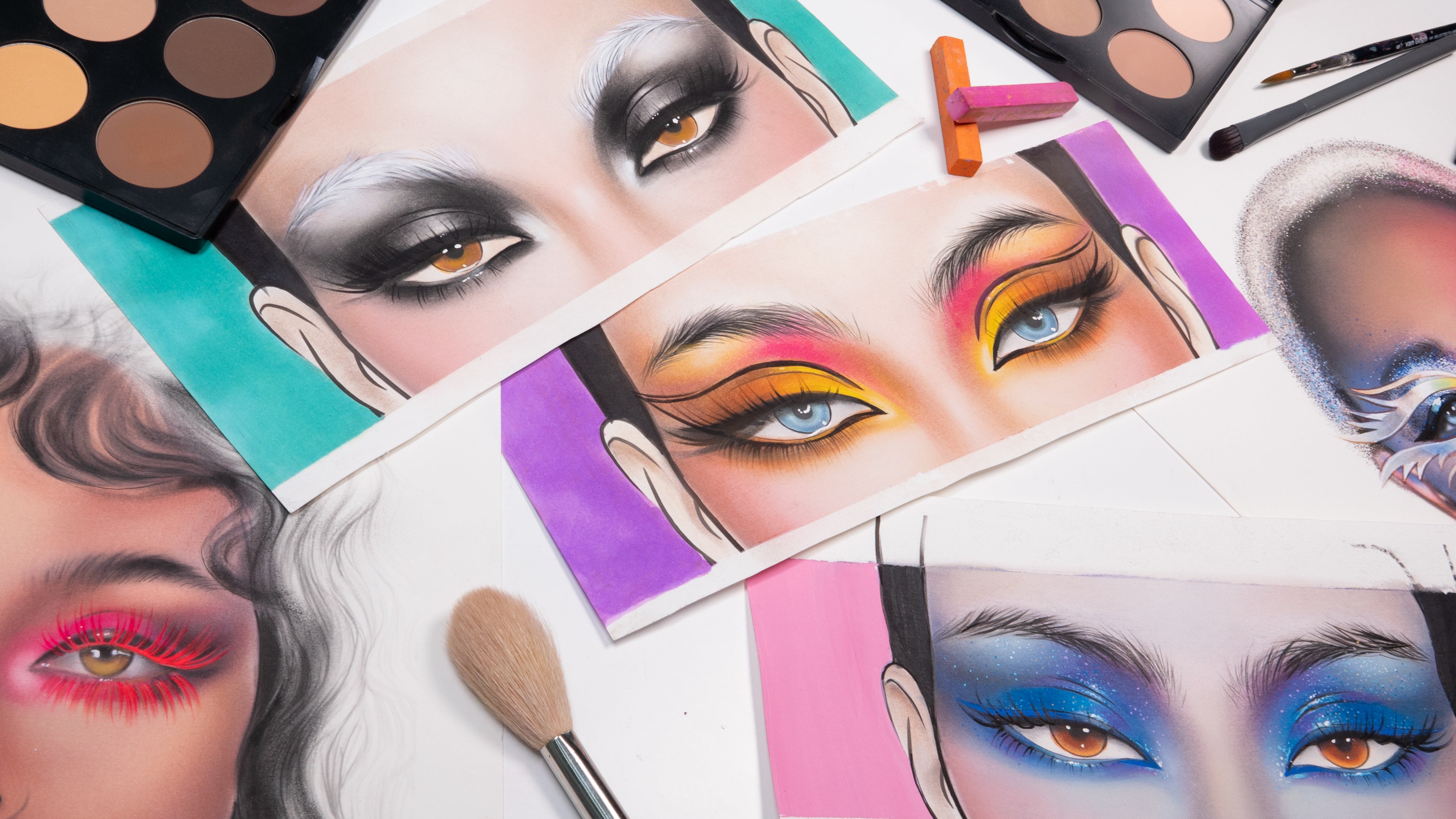 makeup designs and face charts